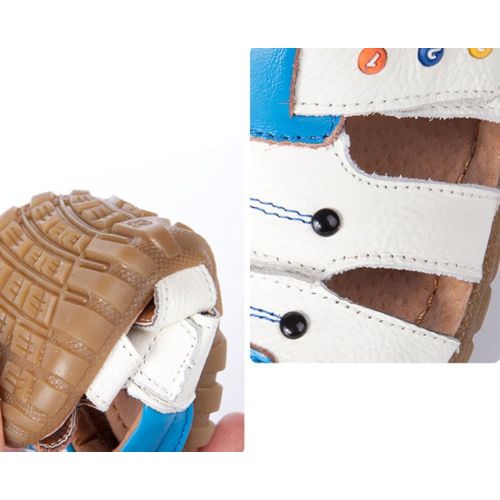  Navoku Leather Closed Toe Toddler Little Boys Kids Sport Sandals