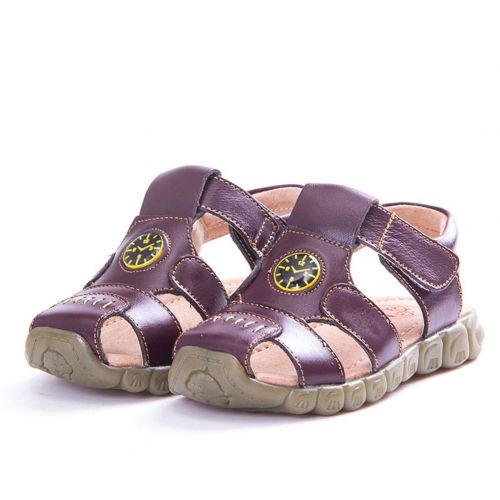  Navoku Kids Toddler Leather Sport Athletic Sandals for Boys