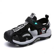 Navoku Anti-Skid Closed Toe Leather Beach Walking Boys Sandals