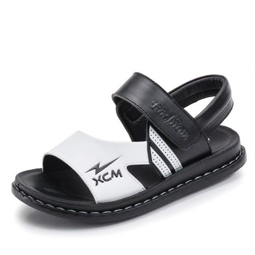  Navoku Leather Outdoor Hiking Sandles Boys Beach Sandals