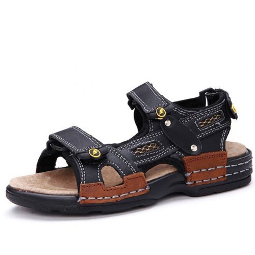  Navoku Leather Cool Skidproof Athletic Sandles for Boys Sandals