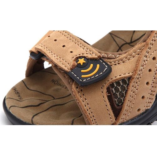  Navoku Cool Leather Anti-Skid Sandles Summer Hiking Boys Sandals