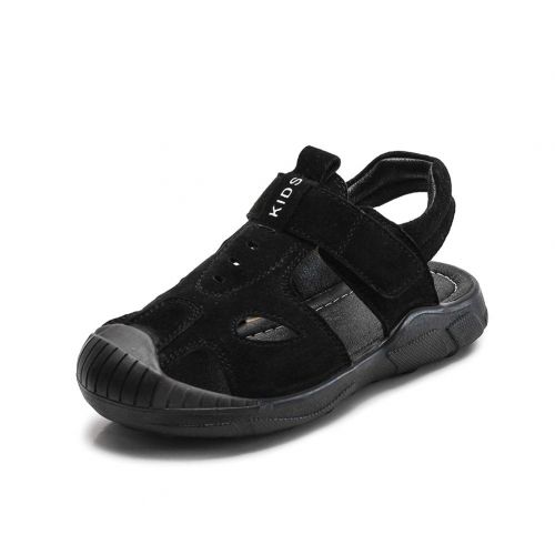  Navoku Toddler Kids Leather Closed Toe Hiking Beach Boys Sandals