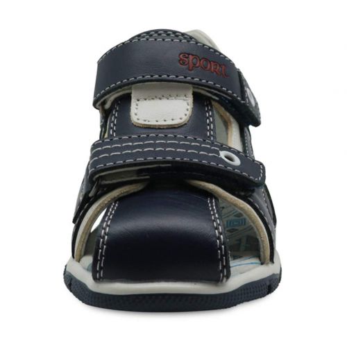  Navoku Leather Hiking Athletic Sandles Boys Kids Toddler Sandals Grey1 28 11.5 M US Little Kid