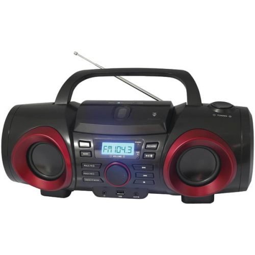  Naxa NPB-267 MP3CD Classic Bluetooth Boom Box