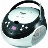 [아마존베스트]NAXA Electronics NPB-251BK Portable CD Player with AM/FM Stereo Radio,Black