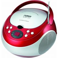 [아마존베스트]NAXA Electronics NPB-251RD Portable CD Player with AM/FM Stereo Radio