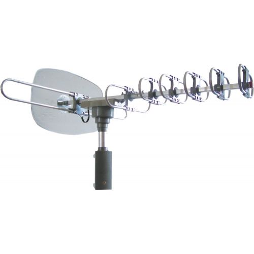  Naxa Electronics NAXA Electronics NAA-350 High Powered Amplified Motorized Outdoor Antenna Suitable For HDTV and ATSC Digital Television