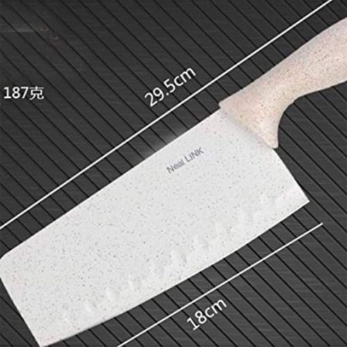  Neal LINK Kitchen Knife Set Non Slip Sheaths Grip Zirconium Blade Cut Slice Resistance Peeler