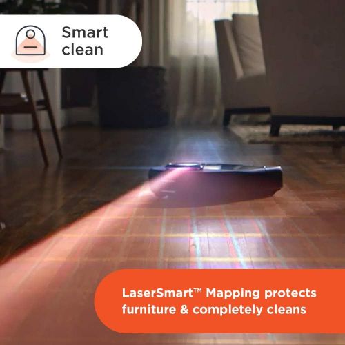  Neato Robotics D7 Connected Laser Guided Robot Vacuum Featuring Multiple Floor Plan Mapping and Zone Cleaning, Works with Amazon Alexa, Silver/Black