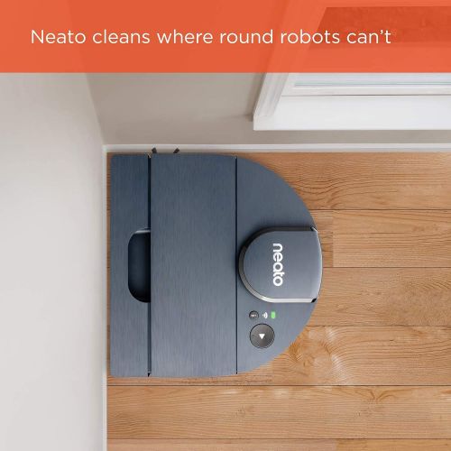  Neato Robotics Neato D8 Intelligent Robot Vacuum Cleaner?LaserSmart Nav, Smart Mapping, Cleaning Zones, WiFi Connected, 100-min runtime, Powerful Suction, Turbo Clean, Edges, Corners & Pet Hair,