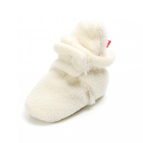  Neband Newborn Cozie Fleece Bootie, Unisex Infant Toddler Slippers Crib Shoes Warm Boots with Non Skid Bottom