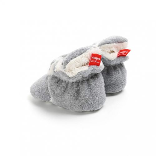  Neband Newborn Cozie Fleece Bootie, Unisex Infant Toddler Slippers Crib Shoes Warm Boots with Non Skid Bottom