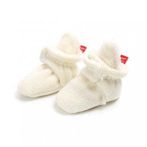  Neband Newborn Cozie Fleece Bootie, Unisex Infant Toddler Slippers Crib Shoes Warm Boots with Non Skid Bottom