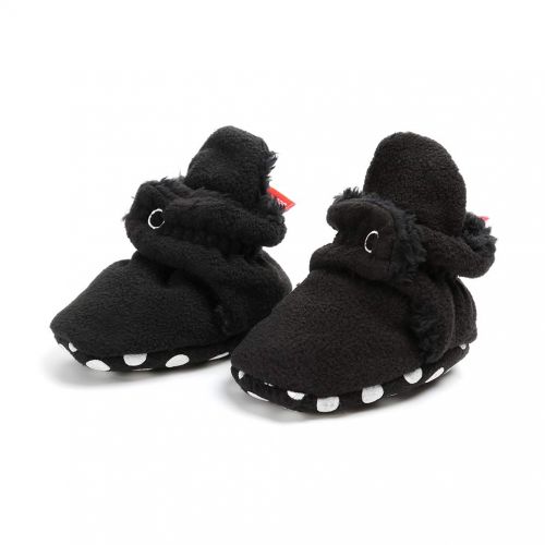  Neband Newborn Cozie Fleece Bootie, Unisex Infant Toddler Slippers Crib Shoes Warm Boots with Non Skid Bottom