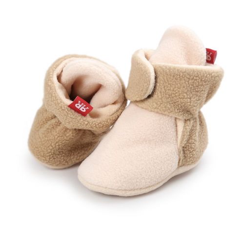  Neband Newborn Cozie Fleece Bootie, Unisex Infant Toddler Slippers Crib Shoes Warm Boots with Non Skid Bottom