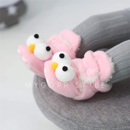  Neband Newborn Cozie Fleece Bootie, Unisex Infant Toddler Slippers Crib Shoes Warm Boots with Non Skid Bottom