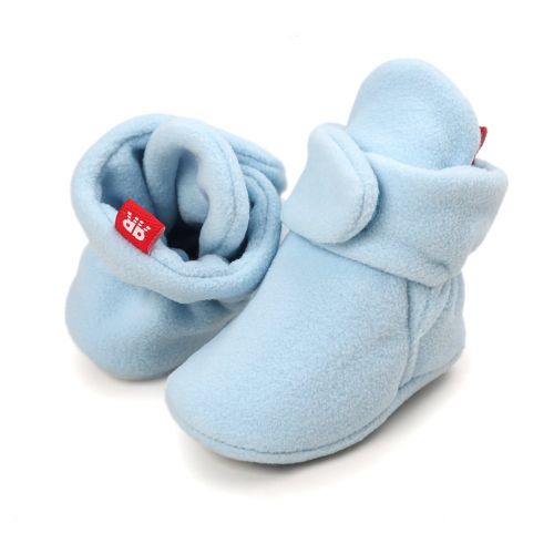  Neband Newborn Cozie Fleece Bootie, Unisex Infant Toddler Slippers Crib Shoes Warm Boots with Non Skid Bottom