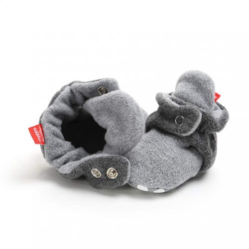  Neband Newborn Cozie Fleece Bootie, Unisex Infant Toddler Slippers Crib Shoes Warm Boots with Non Skid Bottom