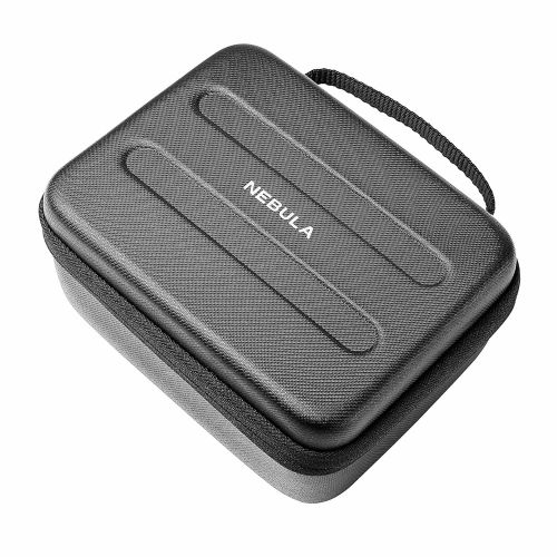  Nebula Capsule Official Travel Case, Customized for Nebula Capsule Pocket Projector, with PU Leather, Soft EVA Material, and Splash-Resistance Premium Protection Projector Carry Ca
