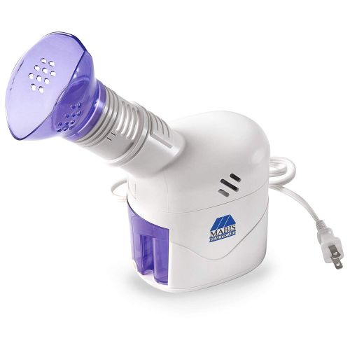  Nebulizer MABIS Personal Steam Inhaler Vaporizer with Aromatherapy Diffuser, Purple and White