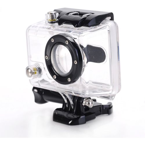  Nechkitter Replacement Waterproof Housing Case for GoPro HD Hero and HD Hero 2 Camera, Underwater Protective Housing Case