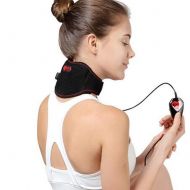 Neck Protector LPY-USB Cervical Neck Shoulder Massager, Electric Heating+Self-Heating Far Infrared Thermotherapy Technology Keep Warm Neck Brace