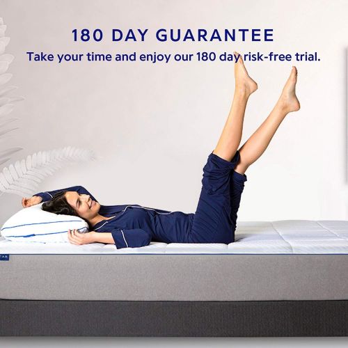  Nectar TwinXL Mattress + 2 Free Pillows - Gel Memory Foam - CertiPUR-US Certified - 180 Night Home Trial