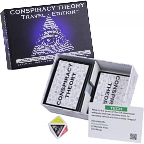  [아마존베스트]Neddy Games Conspiracy Theory Trivia Board Game - Travel Edition/Expansion Pack