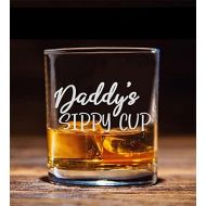 [아마존베스트]NeeNoNex Daddys Sippy Cup Whiskey Glass - Funny Birthday Gift for Dad