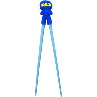 Needzo Authentic Japanese Blue Ninja Training Cheater Chopsticks for Kids and Beginners, 7 Inch