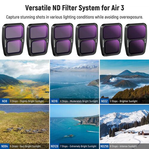 니워 Neewer ND & Effect Filter Kit for DJI Air 3 (10-Pack)