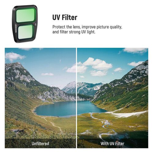 니워 Neewer ND/CPL/UV Filter Set for DJI Air 3 (6-Pack)