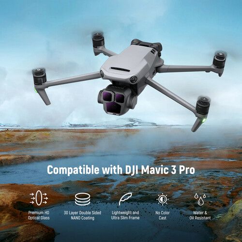 니워 Neewer ND Filter Set for DJI Mavic 3 Pro/Pro Cine (ND16, ND32, ND64, PL)