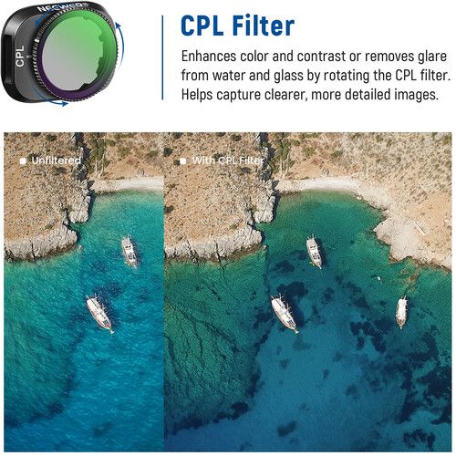 니워 Neewer CPL, ND Filter Kit for DJI Mini 3/Mini 3 Pro (6-Pack)