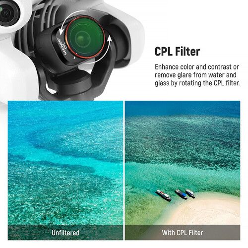 니워 Neewer UV/CPL & ND/PL Filter Set for DJI Mini 4 Pro (6-Pack)