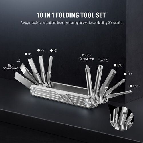 니워 Neewer UA048S 10-in-1 Folding Tool Kit