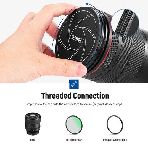 니워 Neewer Magnetic Aluminum Lens Cap (67mm)