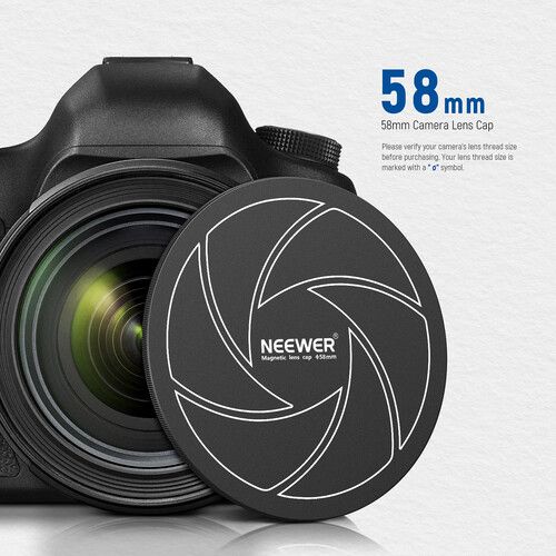 니워 Neewer Magnetic Aluminum Lens Cap (67mm)