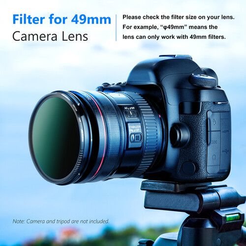 니워 Neewer ND Filter (49mm, 10-Stop)