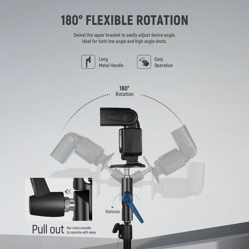 니워 Neewer H-Type Mount Camera Flash Bracket