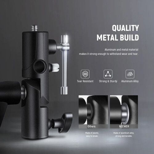 니워 Neewer H-Type Mount Camera Flash Bracket