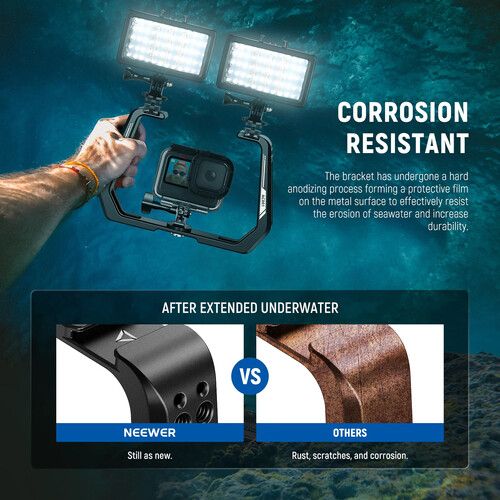 니워 Neewer AC001 Underwater Diving Rig for Action Camera (Black)