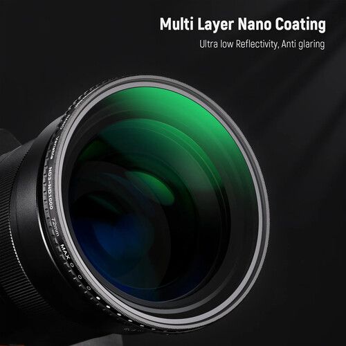 니워 Neewer ND3-ND1000 Variable ND Filter (82mm, 1.5 to 10-stop)