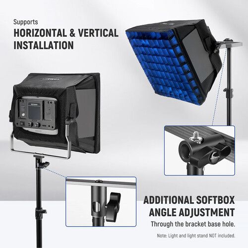 니워 Neewer Softbox Diffuser with Grid for RGB660 PRO LED Light Panel