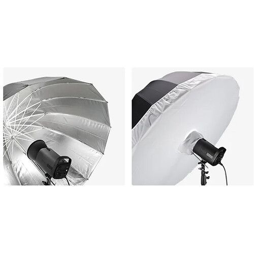 니워 Neewer NS1U Parabolic Reflective Umbrella with Diffuser (65