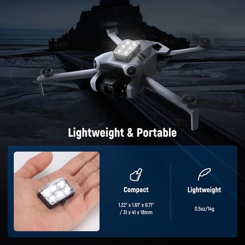 니워 Neewer DL6G LED Anti-Collision Drone Light (White)