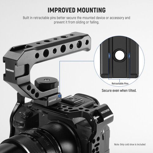 니워 Neewer Cold-Shoe Mount Adapter (2-Pack)