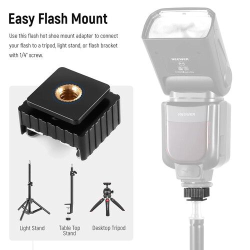 니워 Neewer Flash Shoe Mount to 1/4