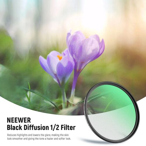 니워 Neewer Black Diffusion Cinematic Effect Filter (77mm, Grade 1/2)